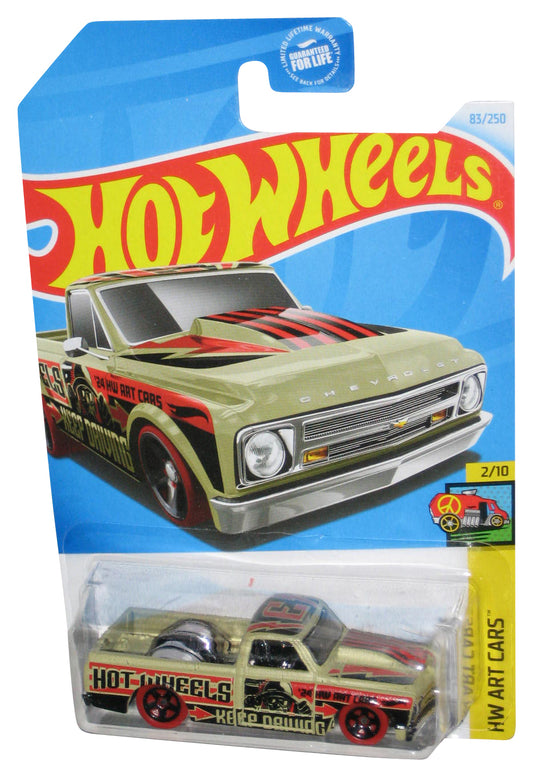 Hot Wheels HW Art 2/10 (2021) Tan '67 Chevy C10 Toy Truck 83/250