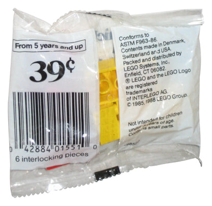 LEGO Yellow & Red Chick (1988) Vintage Building Toy Bagged 1551