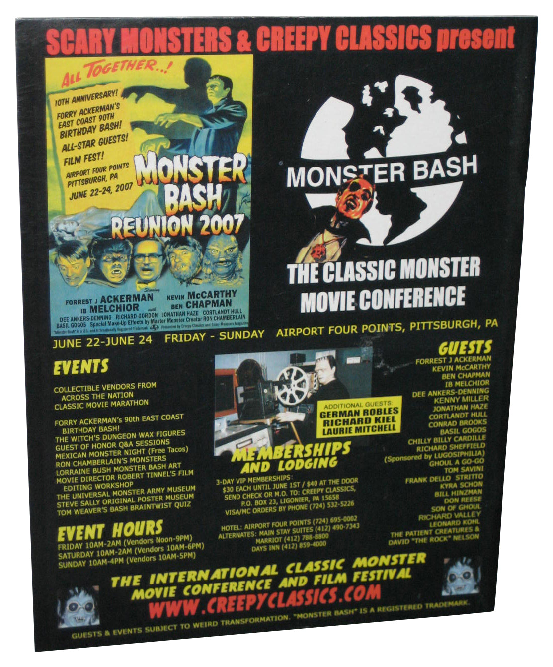 Monster Bash Creepy Classic Movies Magazine Book #6 - (The Mole People)