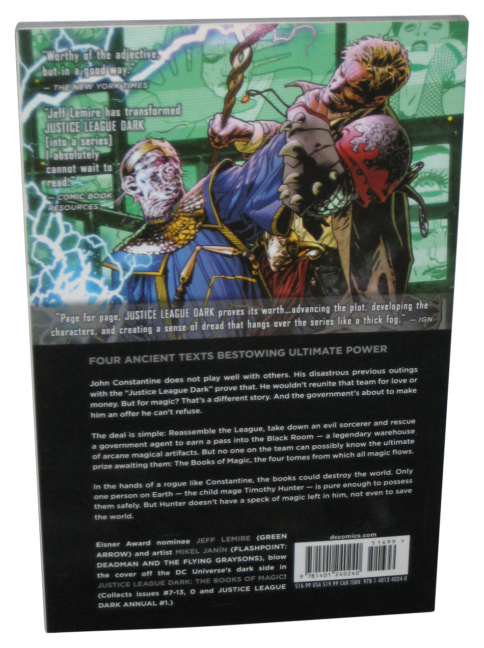 DC Comics Justice League Dark Vol. 2 The Books of Magic (2013) Paperback Book