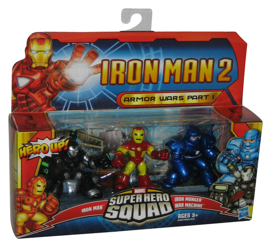Marvel Super Hero Squad Iron Man 2 (2010) Armor Wars Part I Figure Set - (Monger & War Machine)