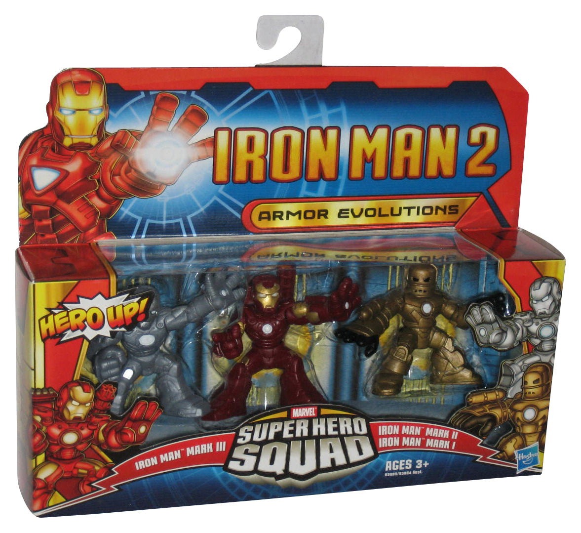 Marvel Super Hero Squad Iron Man 2 (2010) Armor Evolutions Mark I II & III Figure Set