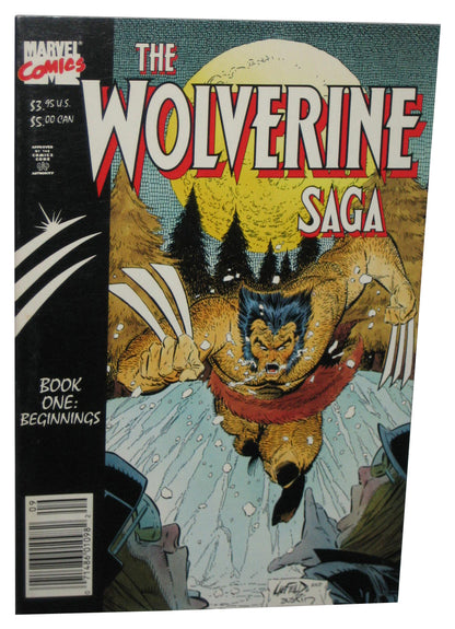 Marvel Comics The Wolverine Saga Beginnings (1989) Paperback Book #1