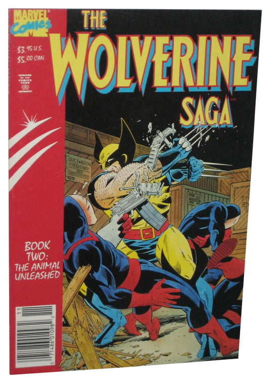 Marvel Comics The Wolverine Saga Animal Unleashed (1989) Paperback Book #2