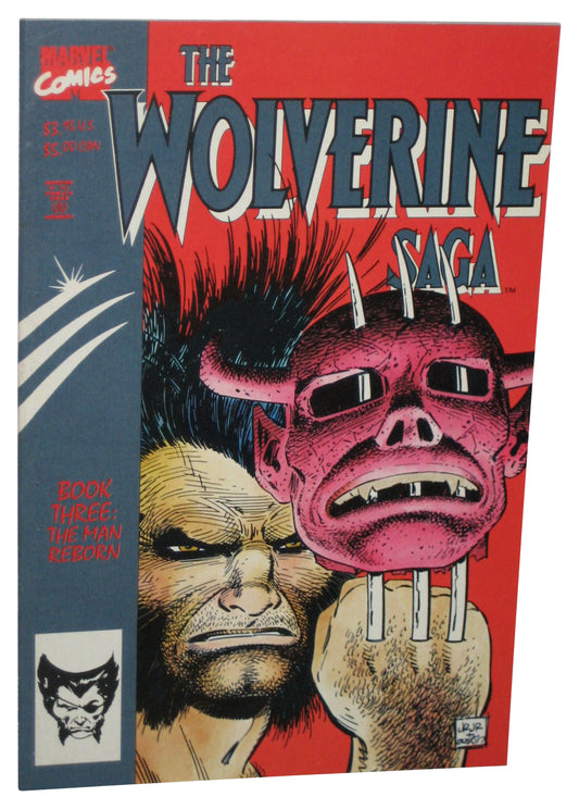 Marvel Comics The Wolverine Saga Man Reborn (1989) Paperback Book #3