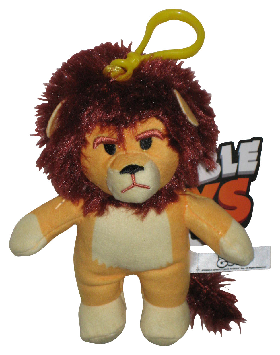 Stumble Guys PMI Kids World 5-Inch Senegal Lion Clip-On Plush Toy