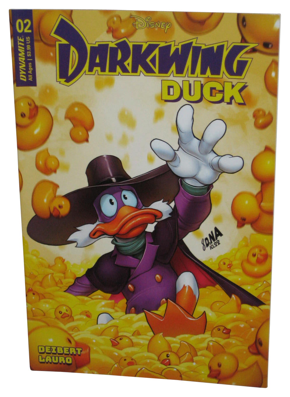 Disney Darkwing Duck Dynamite Deibert Lauro Comic Book #2 - (Rubber Duckies Cover)
