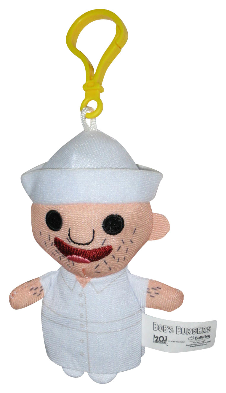 Bob's Burgers Nurse Teddy White Outfit 4-Inch Clip-On Plush Toy