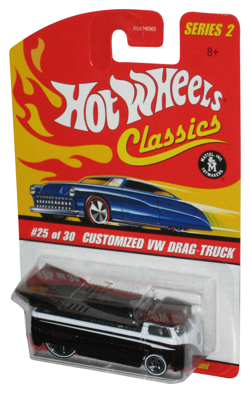 Hot Wheels Classics Series 2 (2005) Customized VW Drag Truck Magenta Purple Toy #25/30