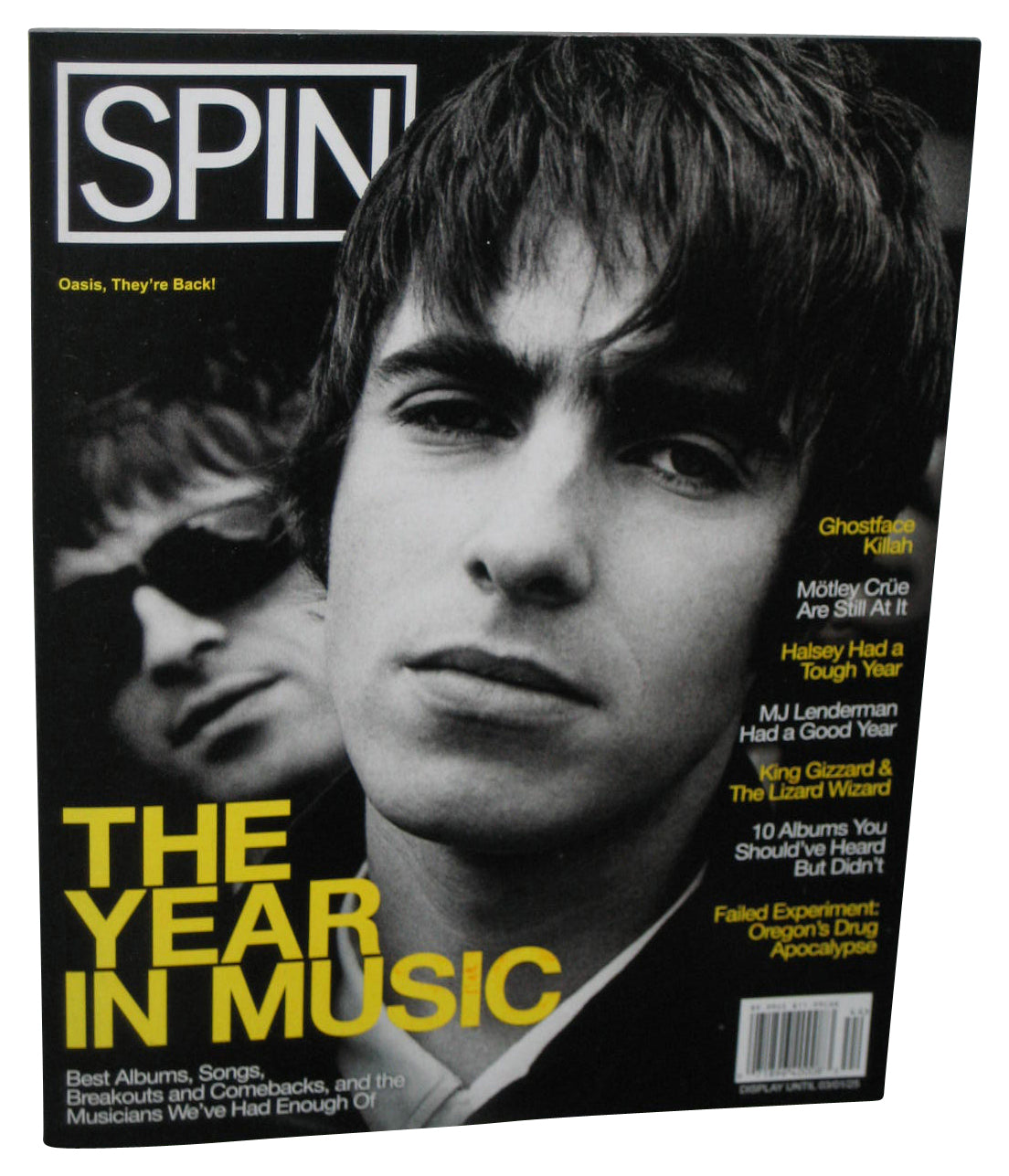 Spin Oasis The Year in Music (2024) December Magazine Book