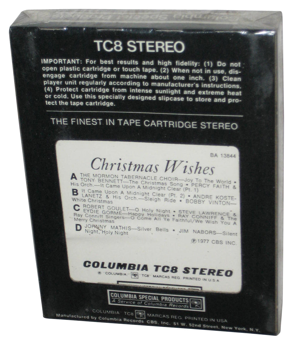 Christmas Wishes Columbia Special Products TC8 Stereo 8-Track Audio Tape