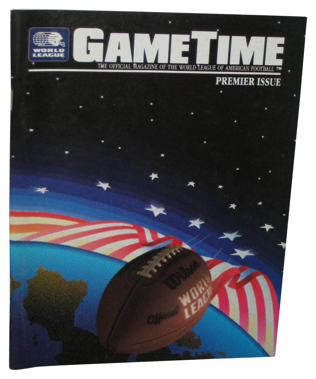 World League GameTime Official Magazine American Football Premiere Issue Paperback Book