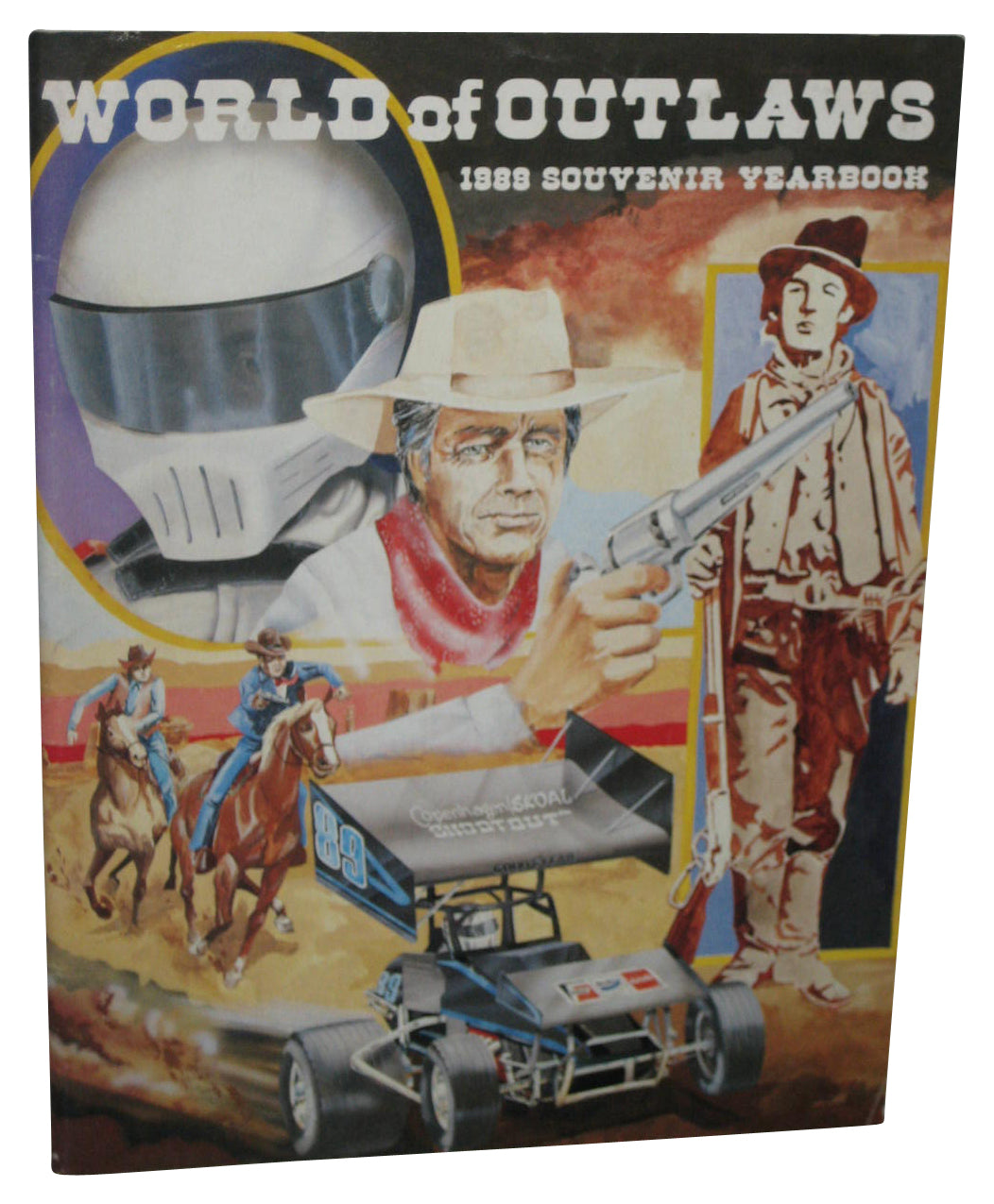 World of Outlaws 1988 Souvenir Yearbook Paperback Book