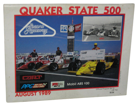 Quaker State 500 August 1989 Pocono Raceway Official Program Paperback Book