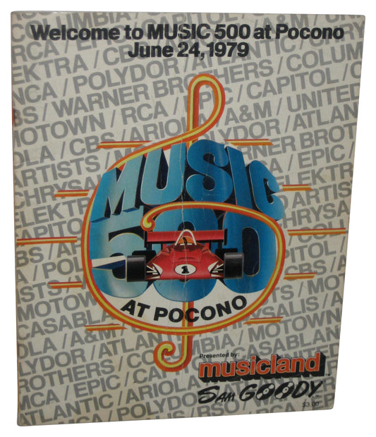 Welcome To Music 500 At Pocono June 24 1979 Musicland Sam Goody Paperback Book