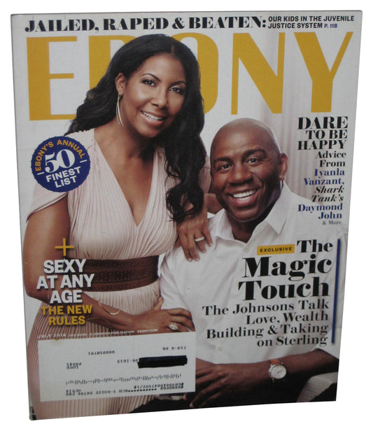 Ebony July 2014 Magazine Book - (Magic and Cookie Johnson Cover)