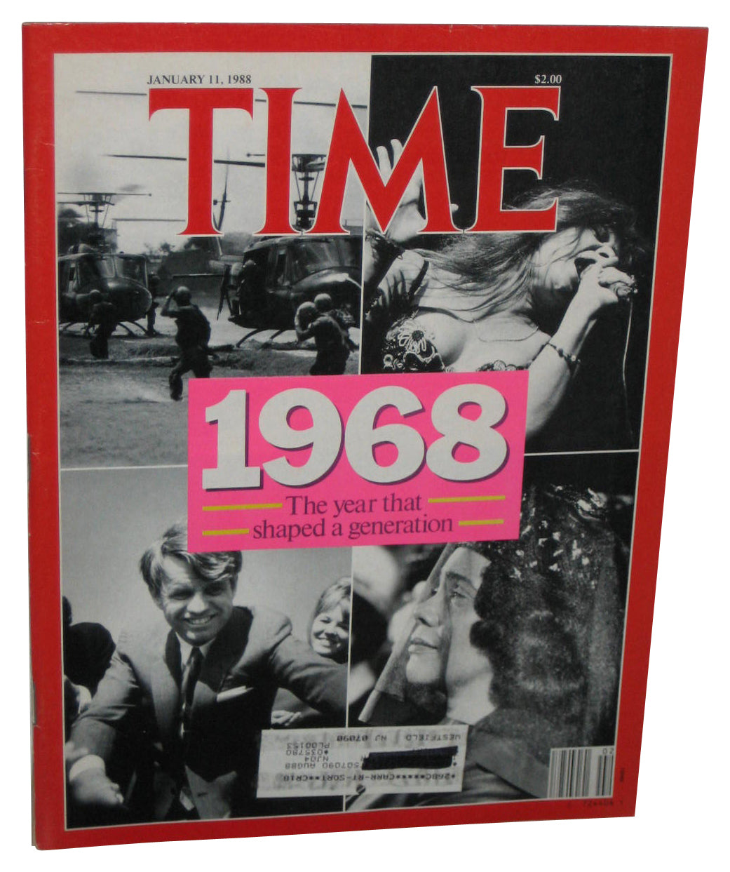 TIME 1968 The Year That Shaped A Generation January 11 1988 Magazine Book