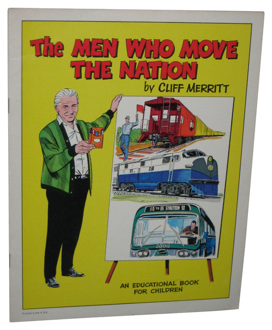 The Men Who Move The Nation (1965) Paperback Coloring Book