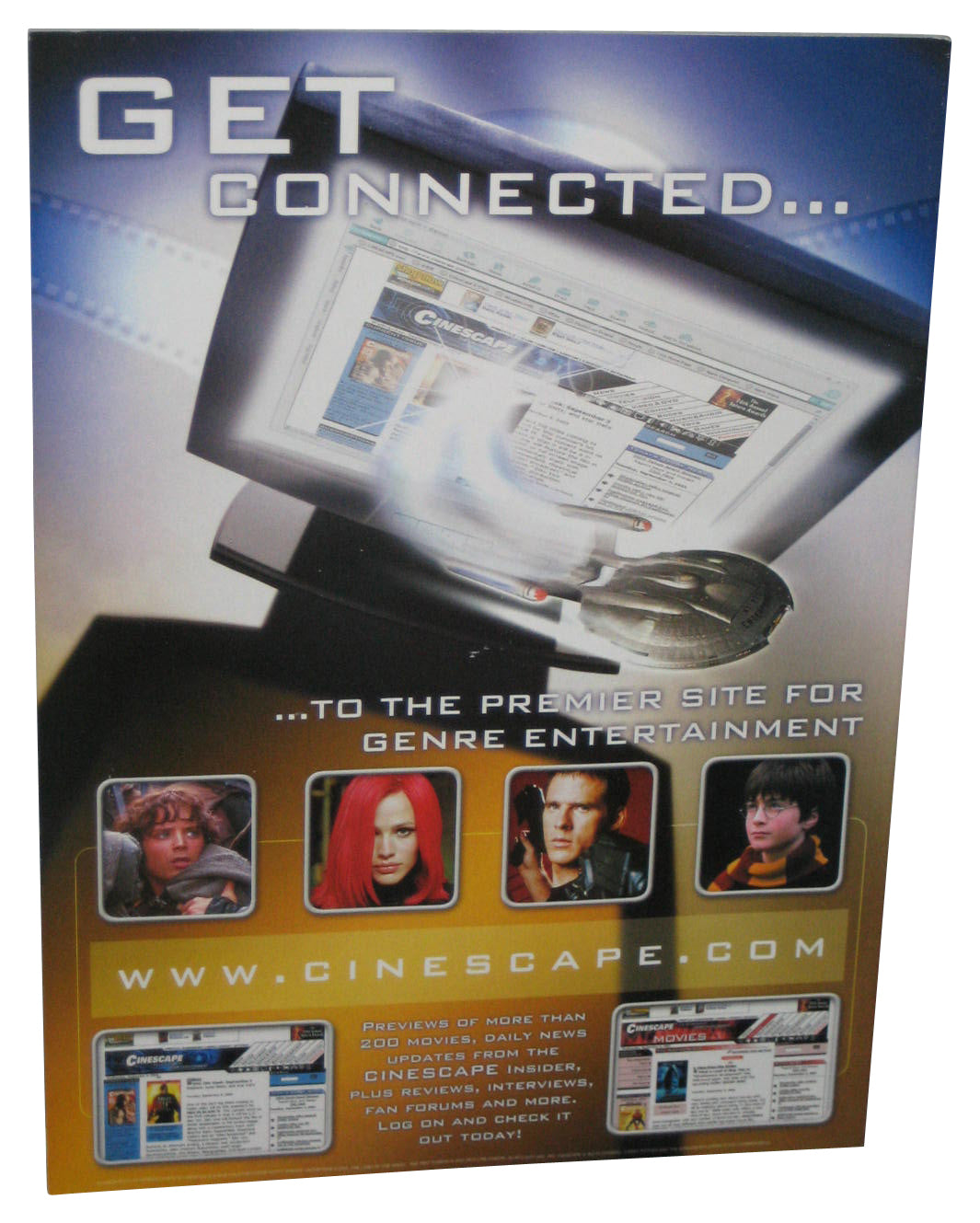 Cinescape March 2003 Magazine Book - (X-Men 2 Hugh Jackman Cover)