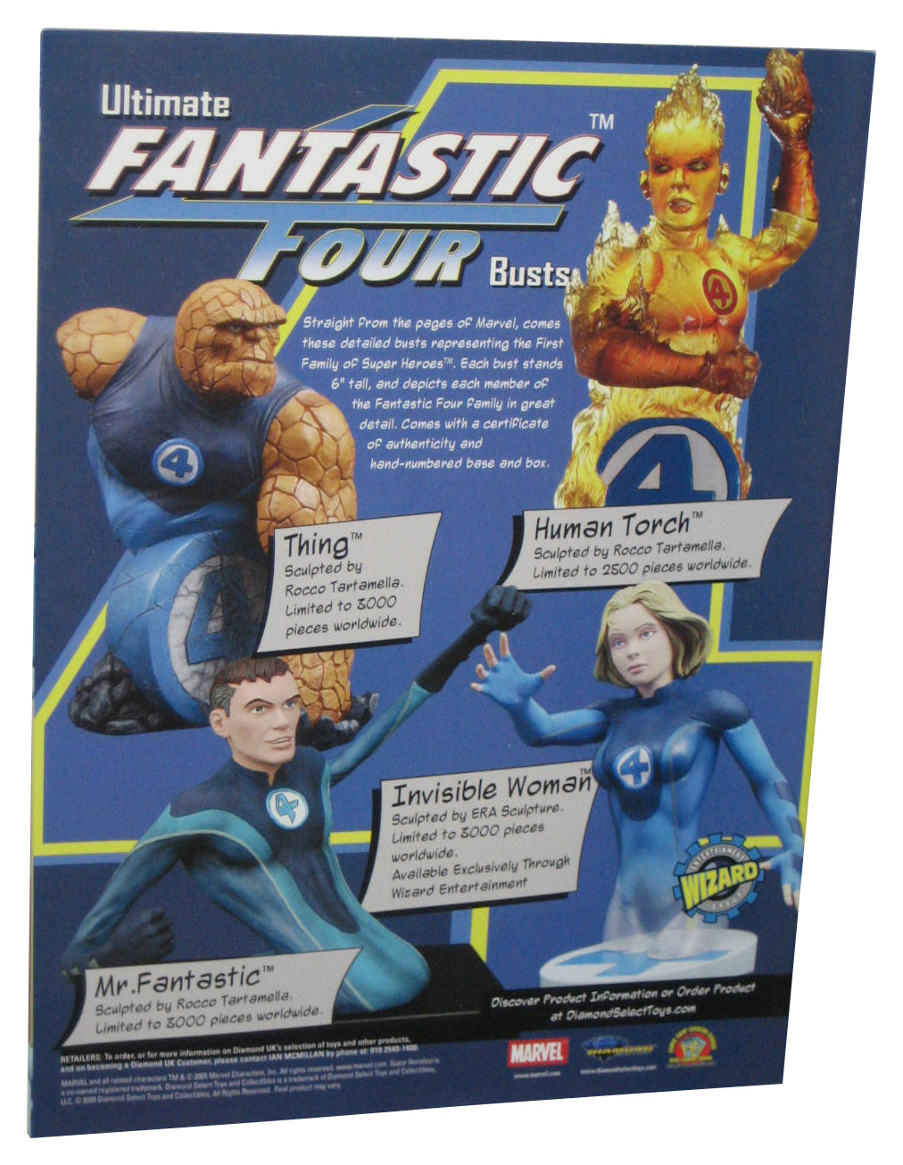 Marvel Fantastic 4 (2005) Official Movie Magazine Book