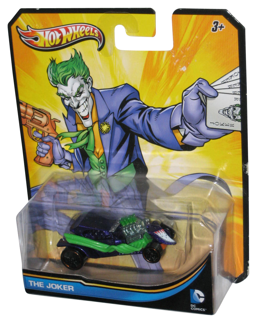 DC Comics Universe (2012) Hot Wheels Batman The Joker Toy Car