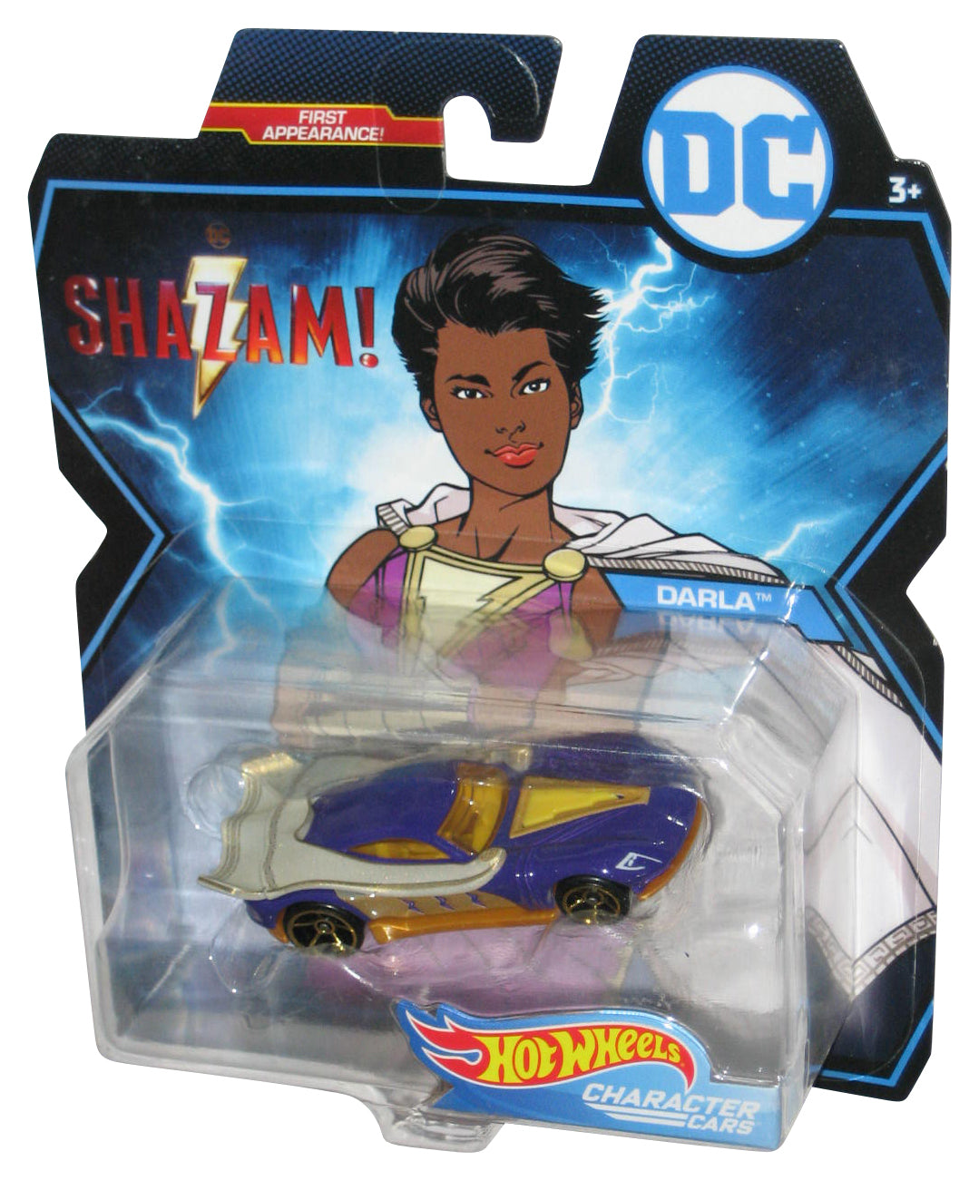 DC Comics Shazam! Darla Characer Cars (2018) Hot Wheels Toy Car - (First Appearance)
