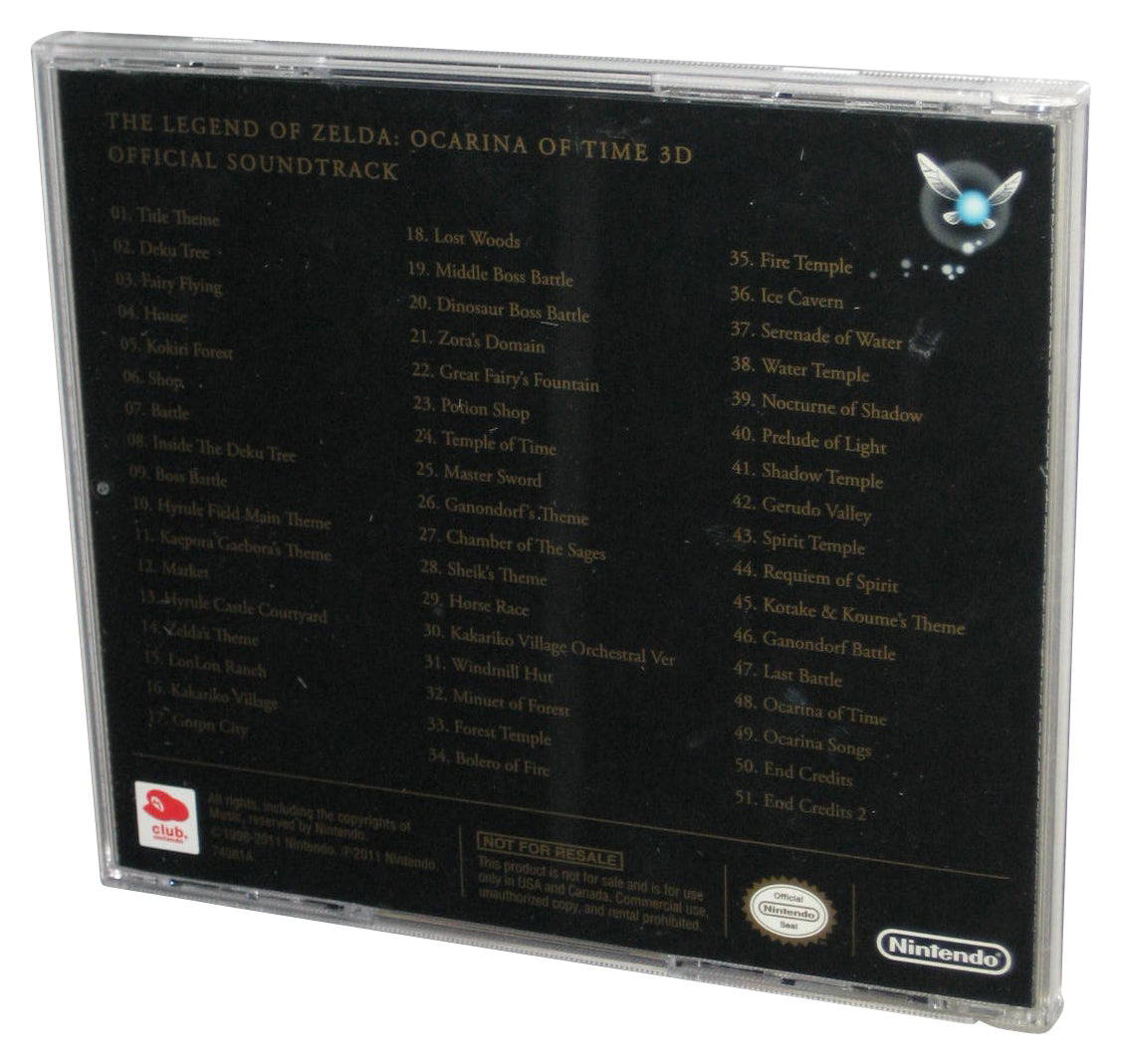 Nintendo Club Legend of Zelda Twilight Princess Official Soundtrack Music CD