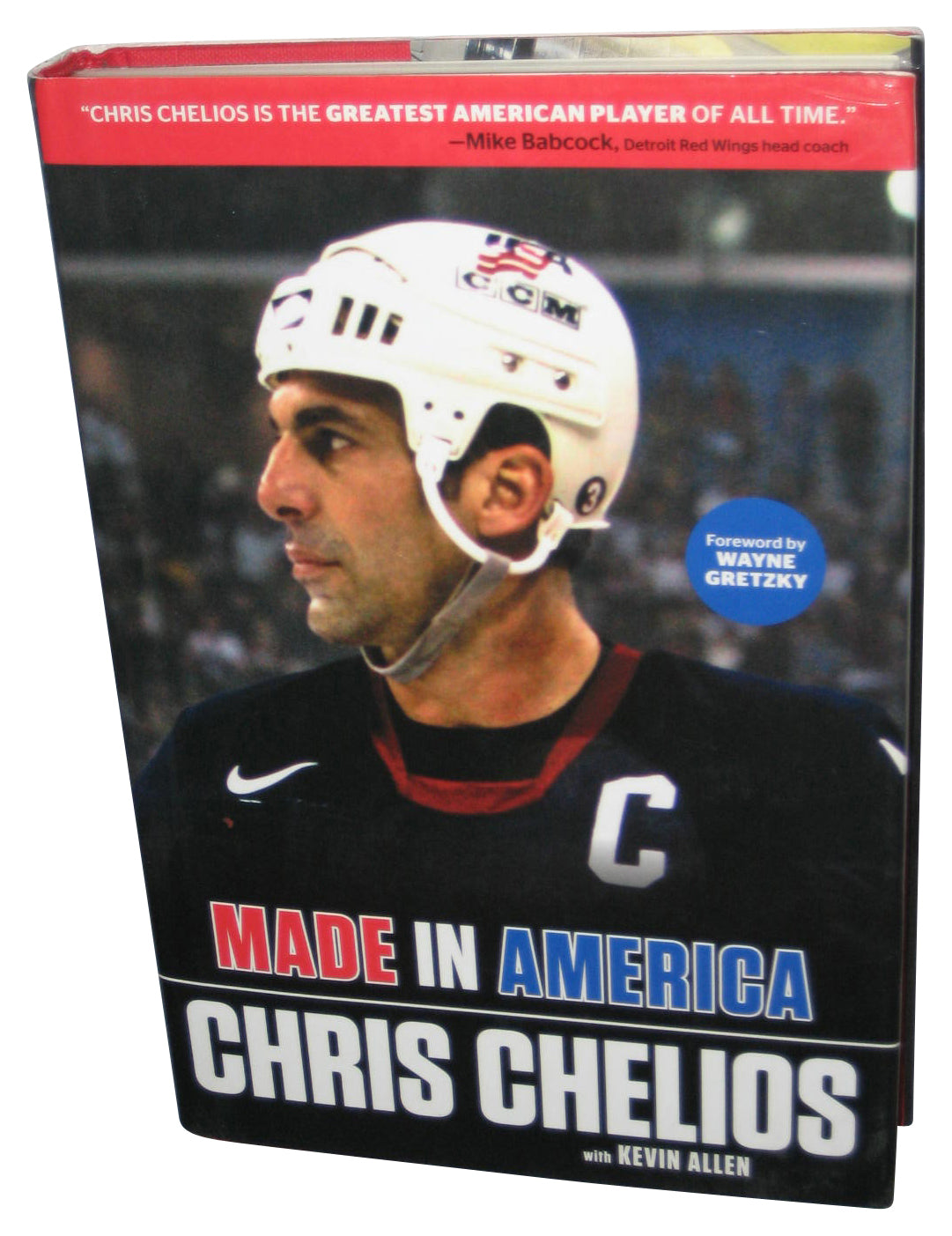 Chris Chelios Made In America (2014) Hardcover Book