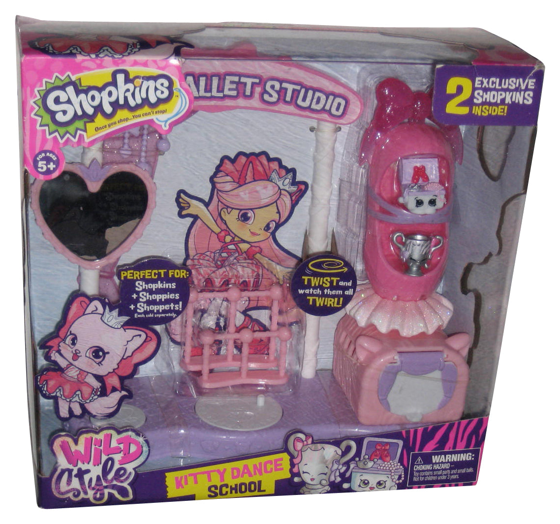 Shopkins Season 9 Wild Style Moose Toys Kitty Dance School Playset