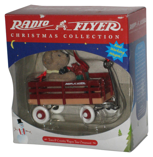 Radio Flyer Christmas Collection Town & Country Real Working Wagon Tree Ornament