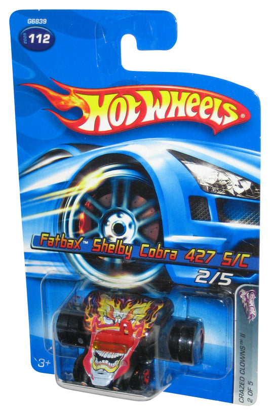 Hot Wheels Crazed Clowns II 2/5 Fatbax Shelby Cobra 427 S/C (2005) Mattel Black Toy Car #112