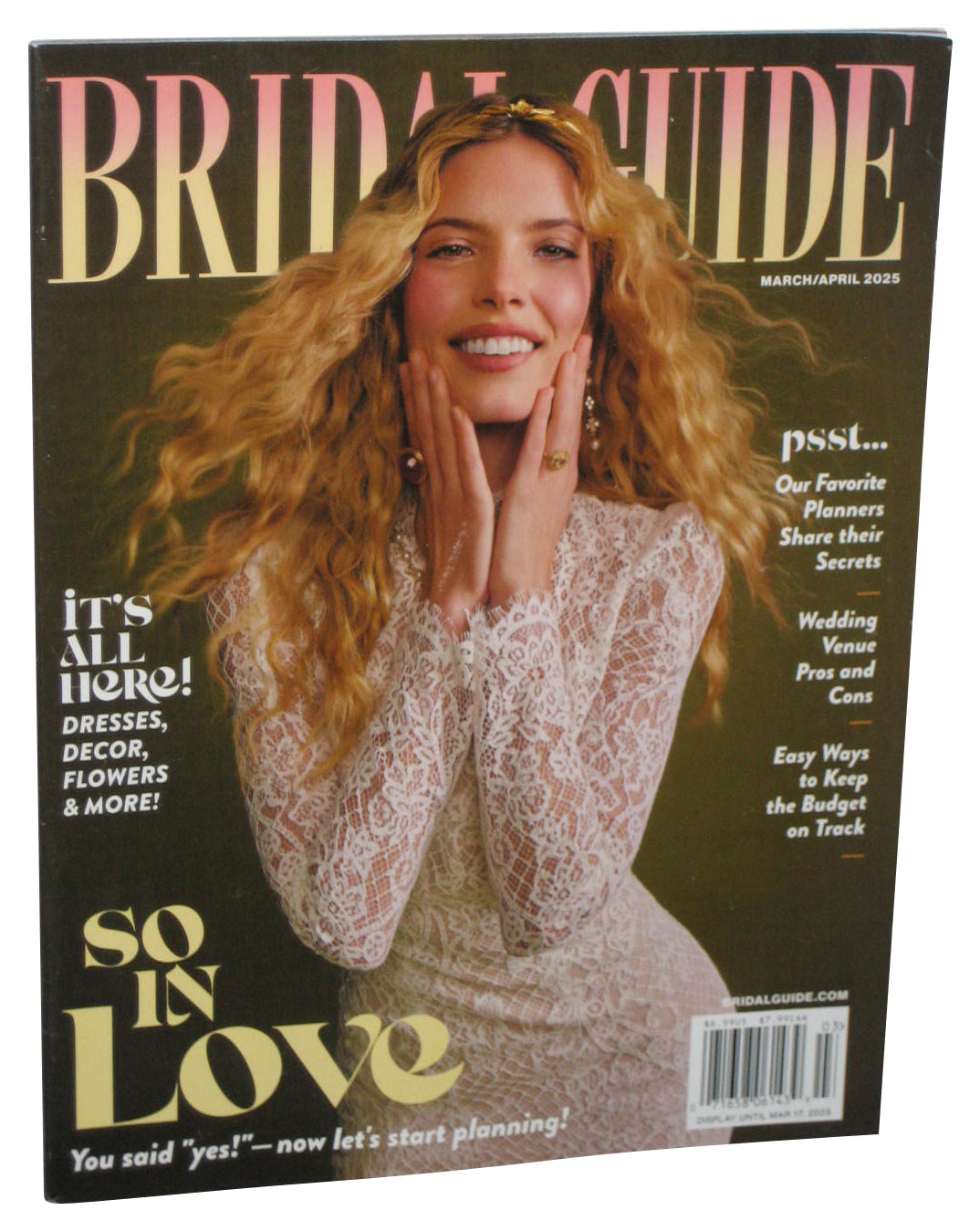 Bridal Guide March / April 2025 Magazine Book - (So In Love)