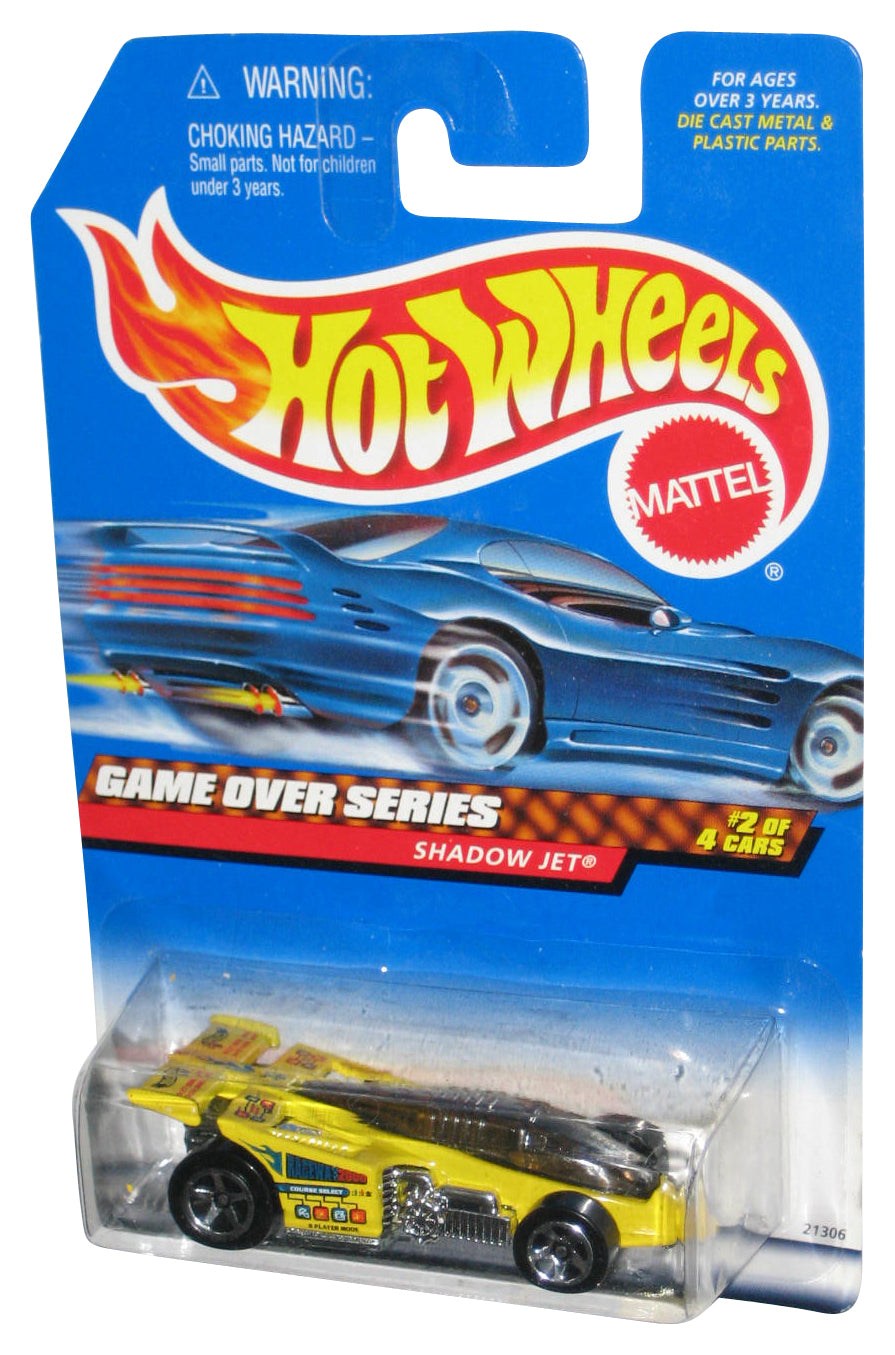 Hot Wheels Game Over Series 2/4 (1998) Yellow Shadow Jet Toy Car #958