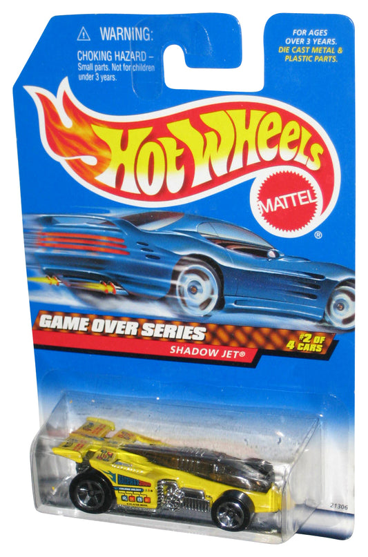Hot Wheels Game Over Series 2/4 (1998) Yellow Shadow Jet Toy Car #958