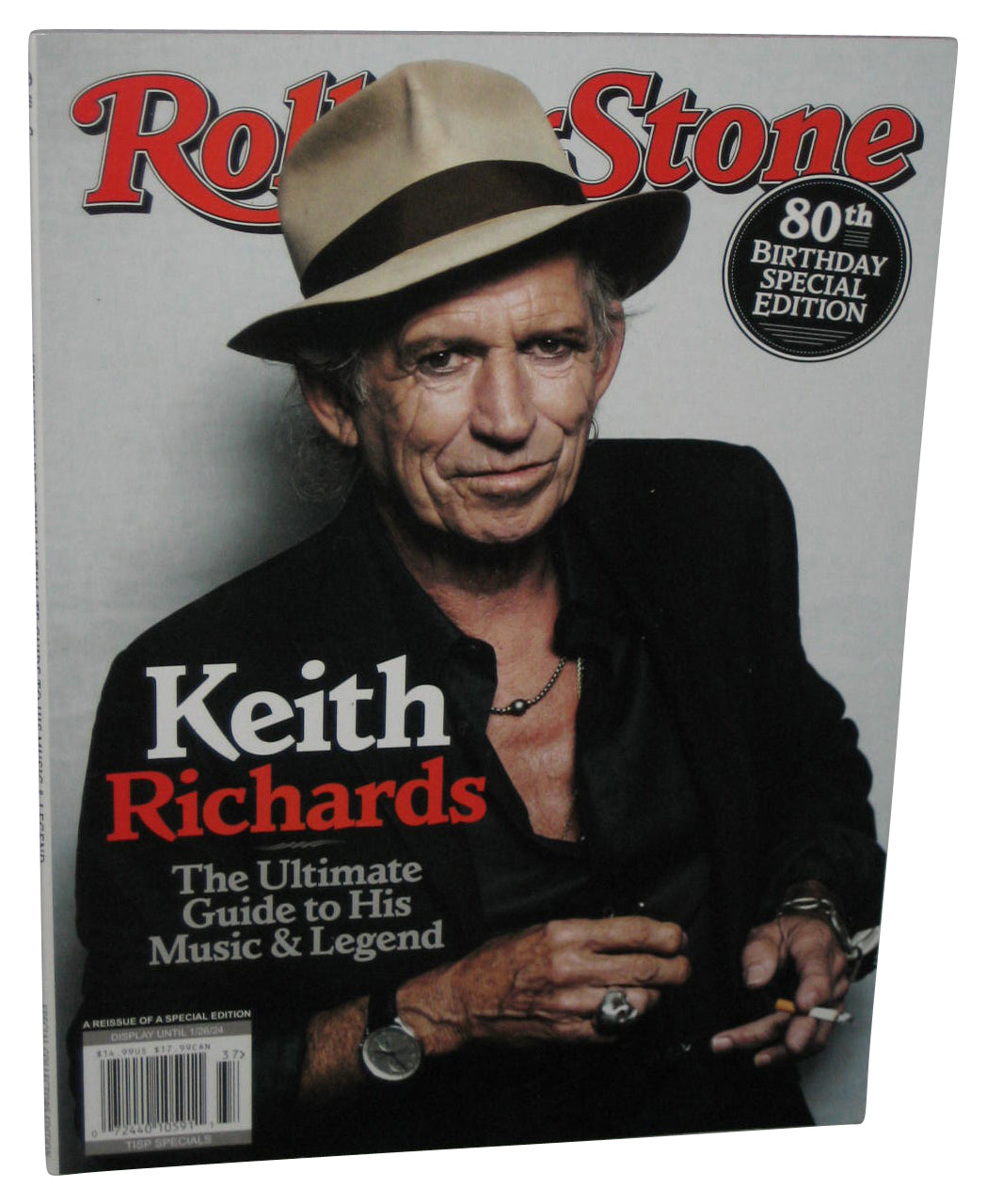 Rolling Stone 80th Birthday Special Keith Richards (2023) Magazine Book