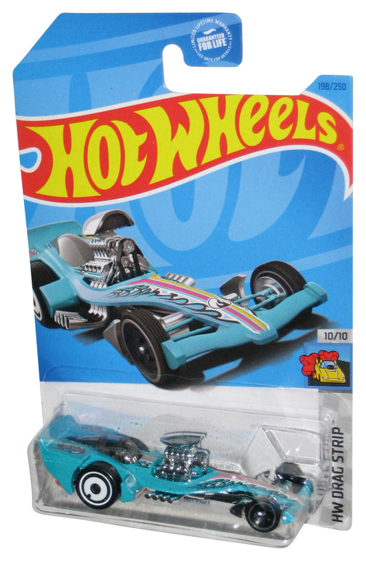 Hot Wheels HW Drag Strip 10/10 (2021) Blue Madfast Toy Car 198/250 - (Cracked Plastic)
