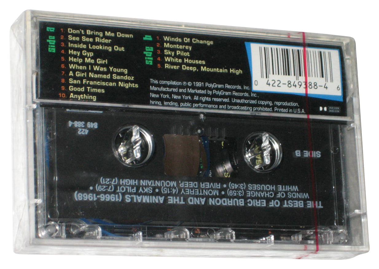 Eric Burdon The Animals Live Best of 1966-68 (1991) Audio Cassette Tape