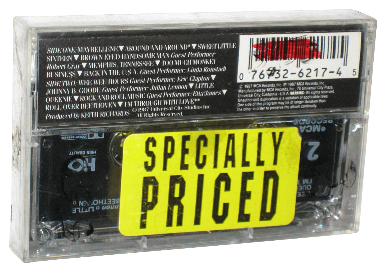 Chris Berry Hail Rock 'N' Roll (1987) MCA Audio Cassette Tape