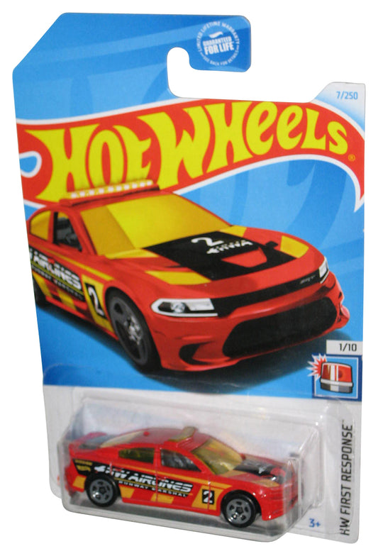 Hot Wheels HW First Response 1/10 (2021) Red '15 Dodge Charger SRT Toy Car 7/250