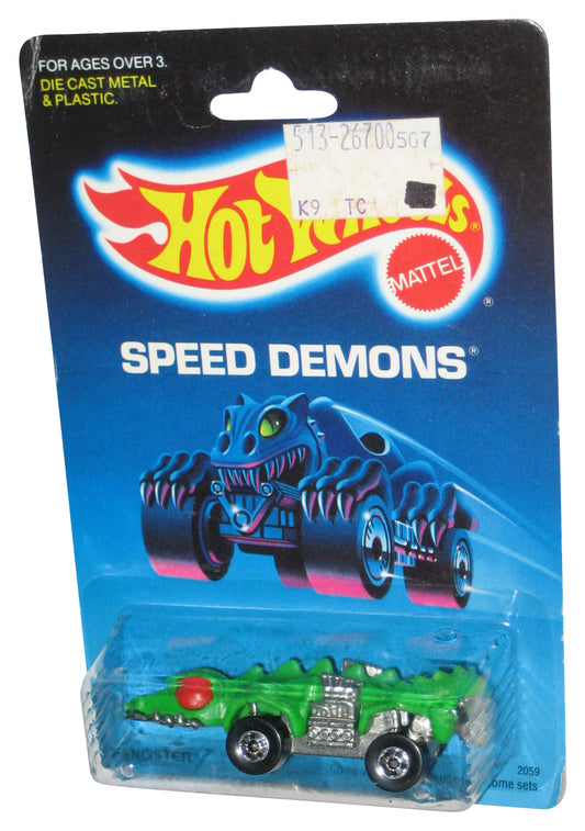 Hot Wheels Speed Demons (1986) Green Fangster Toy Car