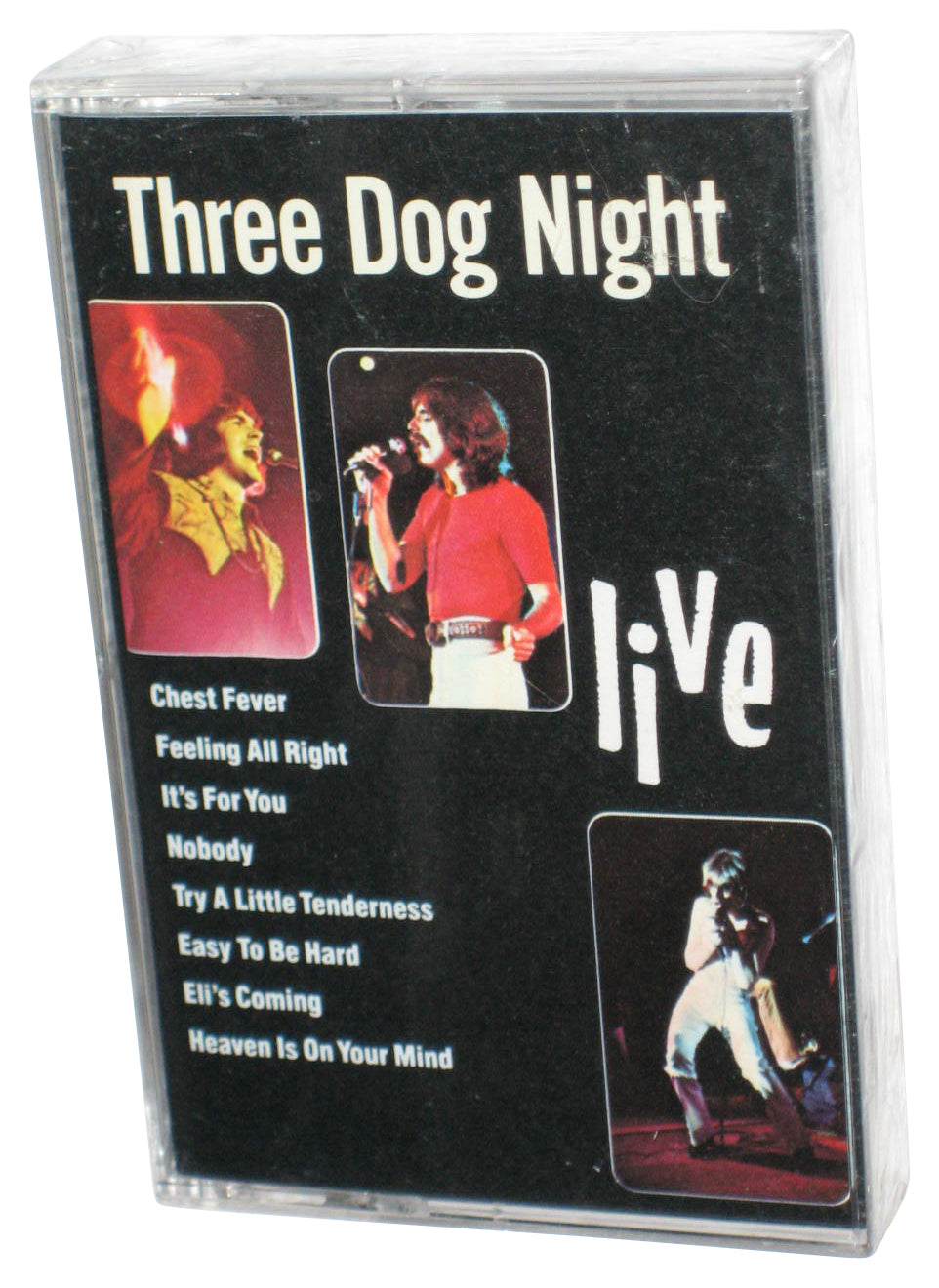 Three Dog Night Live (1988) Audio Cassette Tape