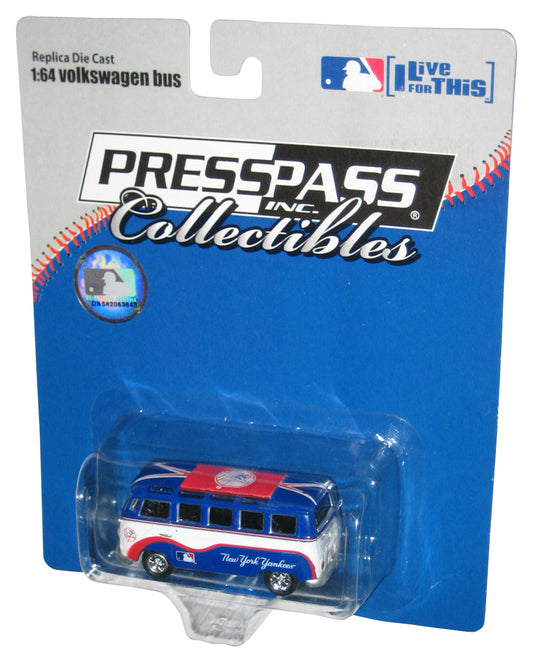 PressPass Collectibles MLB Baseball (2008) New York Yankees 1:64 Volkswagen Bus Toy