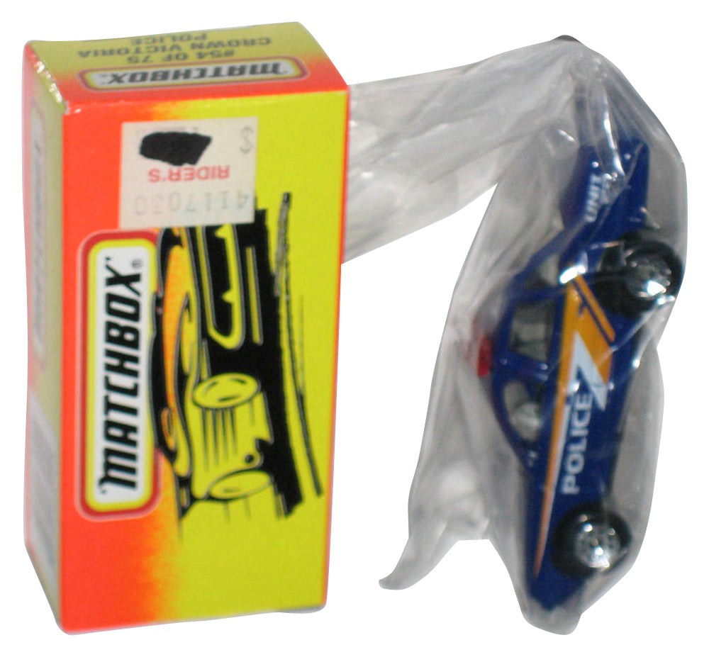 Matchbox Crown Victoria Police (1996) Mattel Blue Box Toy Car