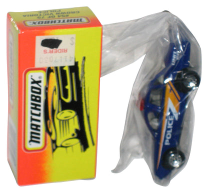 Matchbox Crown Victoria Police (1996) Mattel Blue Box Toy Car