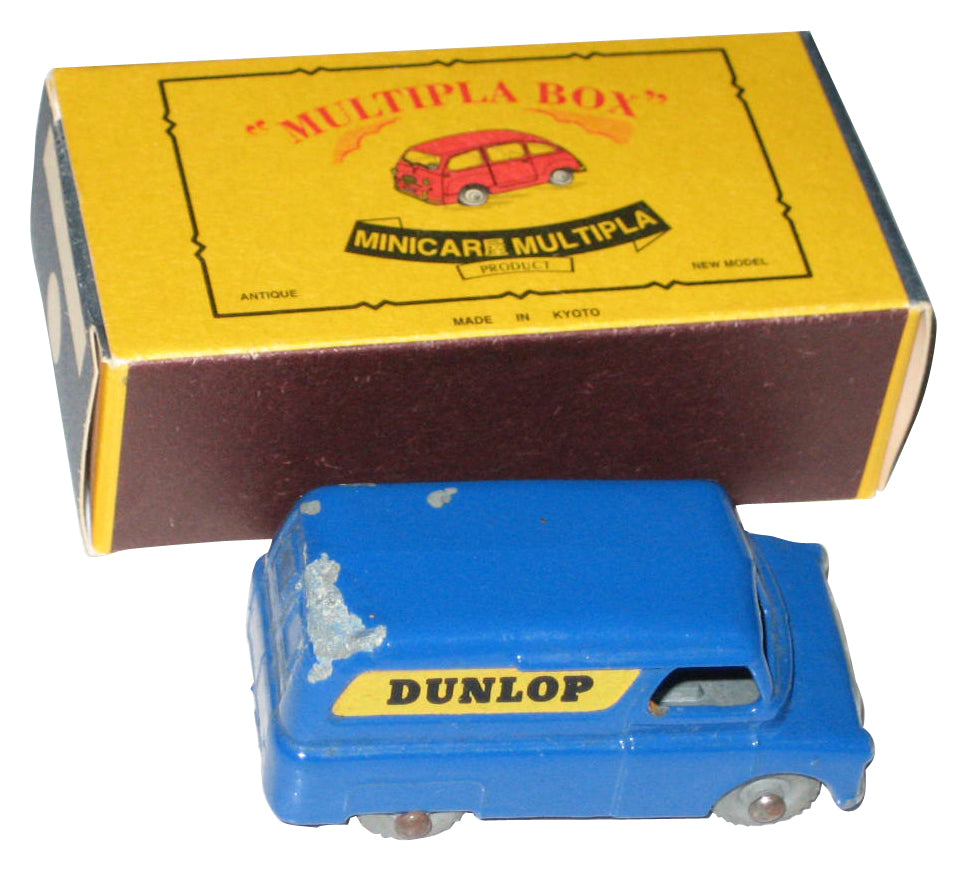 Matchbox Blue Bedford Dunlop Van 1957 Lesney Vintage Toy Vehicle