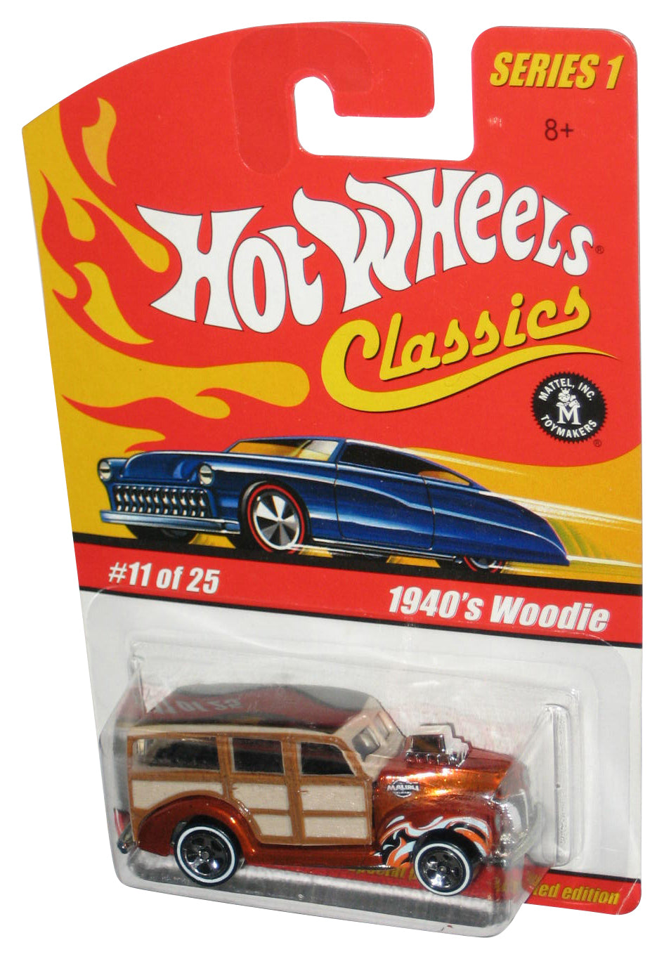 Hot Wheels Classics Series 1 (2004) Copper 1940's Woodie Toy Car #11/25