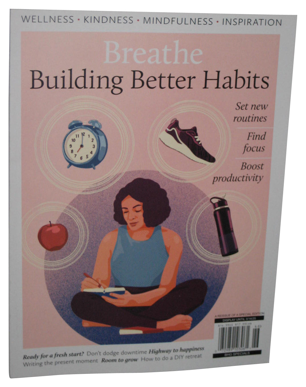 Breathe Building Better Habits (2025) Magazine Book - (Wellness Kindness Mindfulness Inspiration)