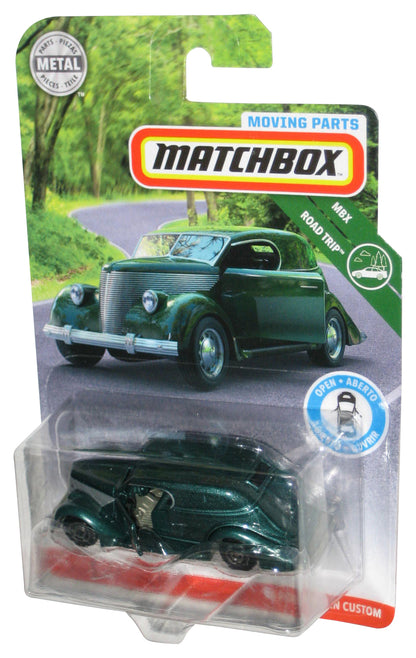 Matchbox MBX Road Trip Moving Parts (2019) Green '36 Ford Sedan Custom Toy Car