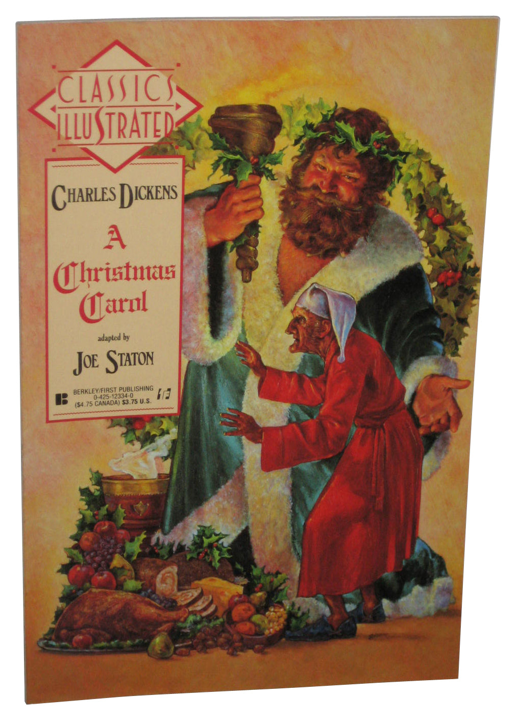 Classics Illustrated Charles Dickens A Christmas Carol Paperback Book - (Joe Staton)