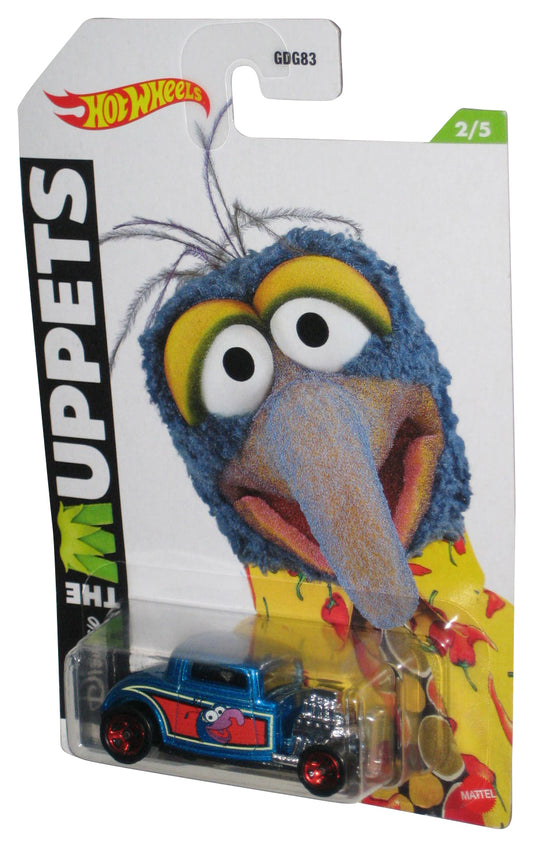 Hot Wheels Disney The Muppets Gonzo (2020) Blue '32 Ford Toy Car 2/5